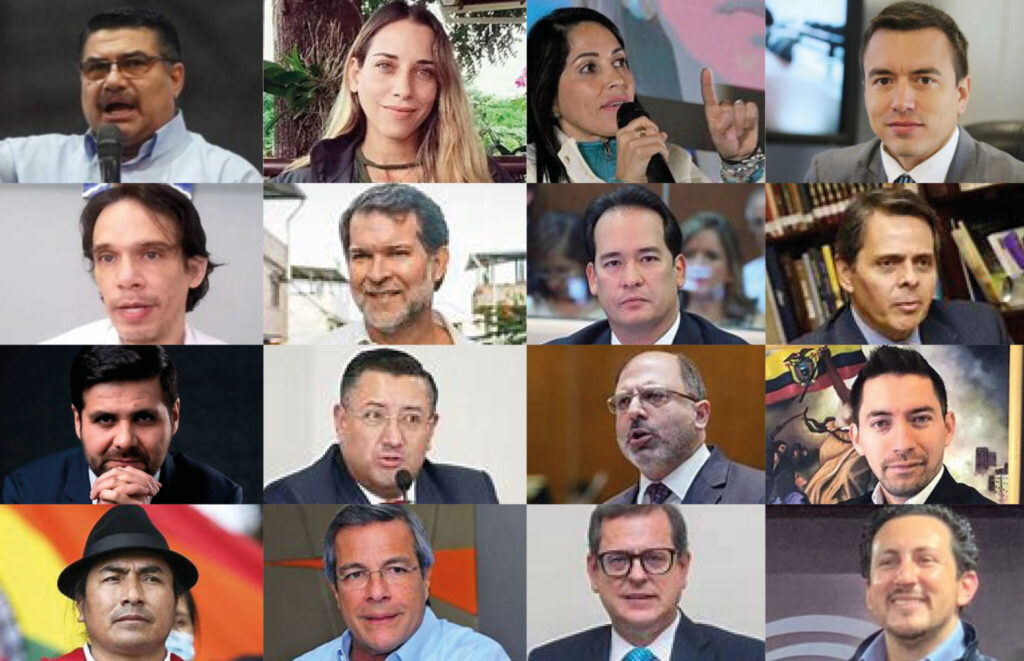 Noboa y Luisa González lideran las encuestas, según Cedatos