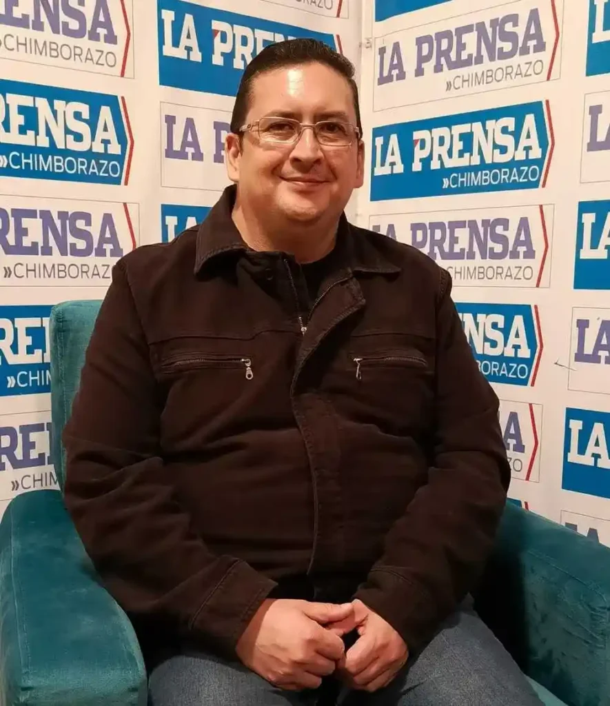 Patricio Mancheno, presidente del Colegio de Ingenieros Civiles y Arquitectos de Chimborazo