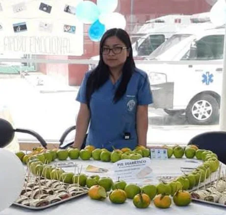 Paola Guamán, nutricionista dietista.
