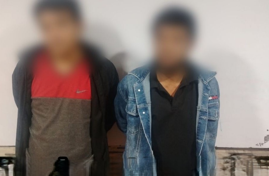 Aprehensión por presunto delito de robo en el sector de la Estación