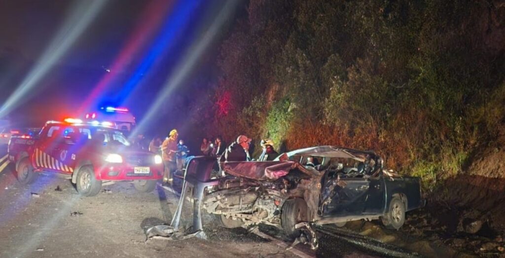 Accidente en la vía Mocha sobre la carretera E35