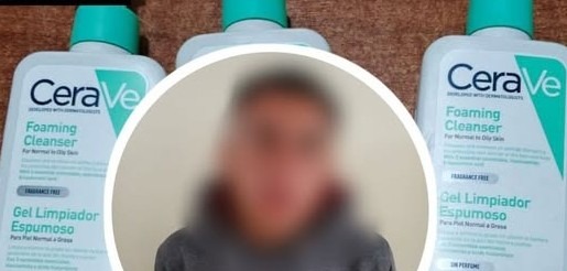 Aprehensión de un hombre por sustraer productos de una farmacia
