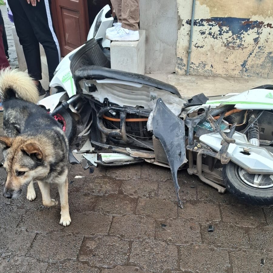 Accidente en chambo deja una persona herida