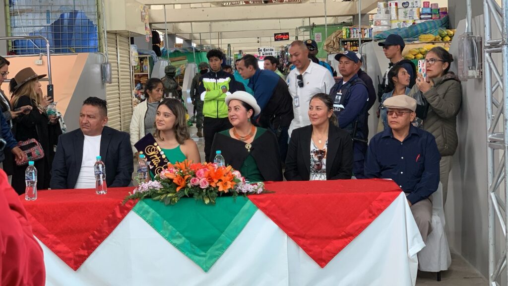 Inauguración de mejoras del Mercado ‘América’ de Ambato.