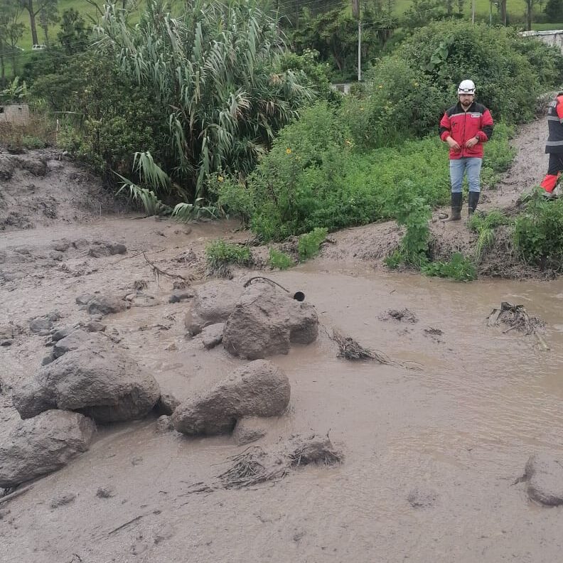 Aluvión en Alausí deja dos desaparecidos