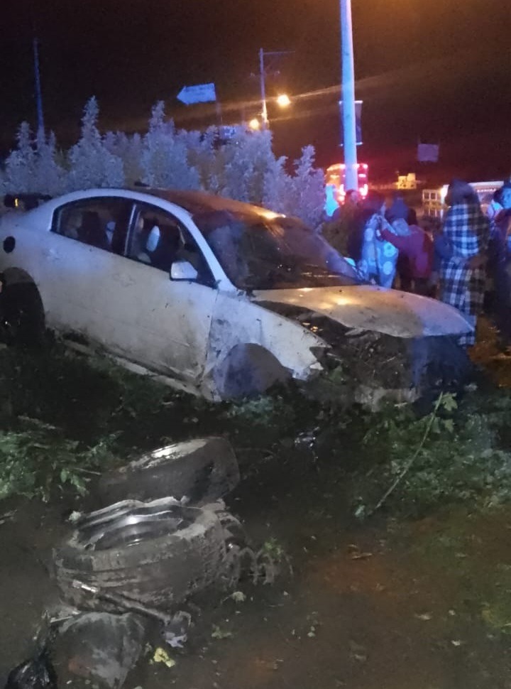 3 heridos en accidente en Colta