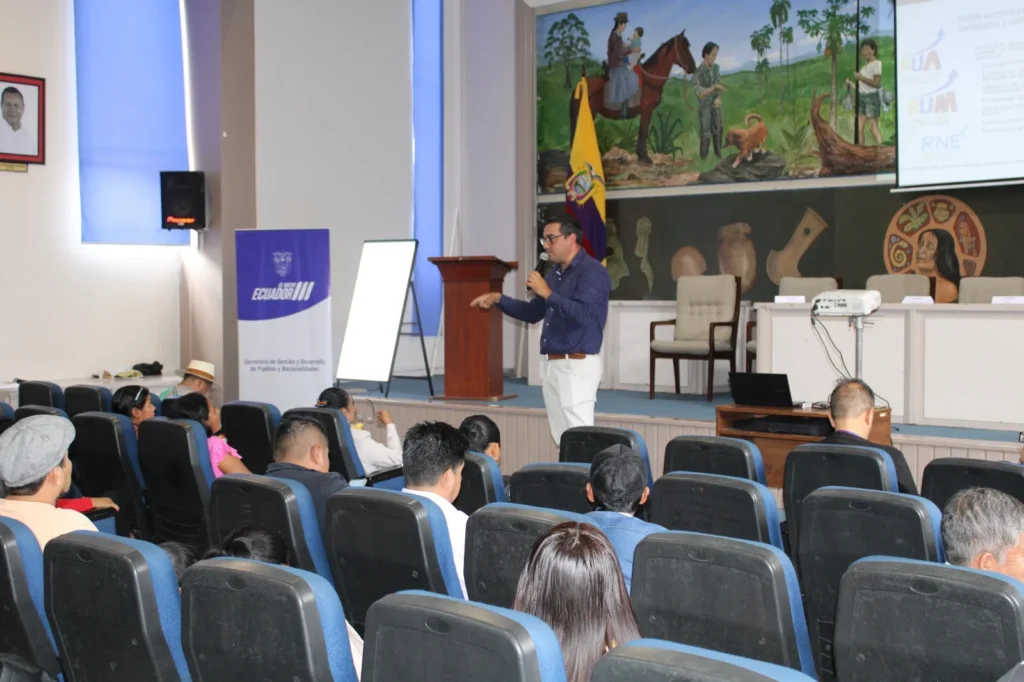 Encuentro de nacionalidades indígenas en Macas
