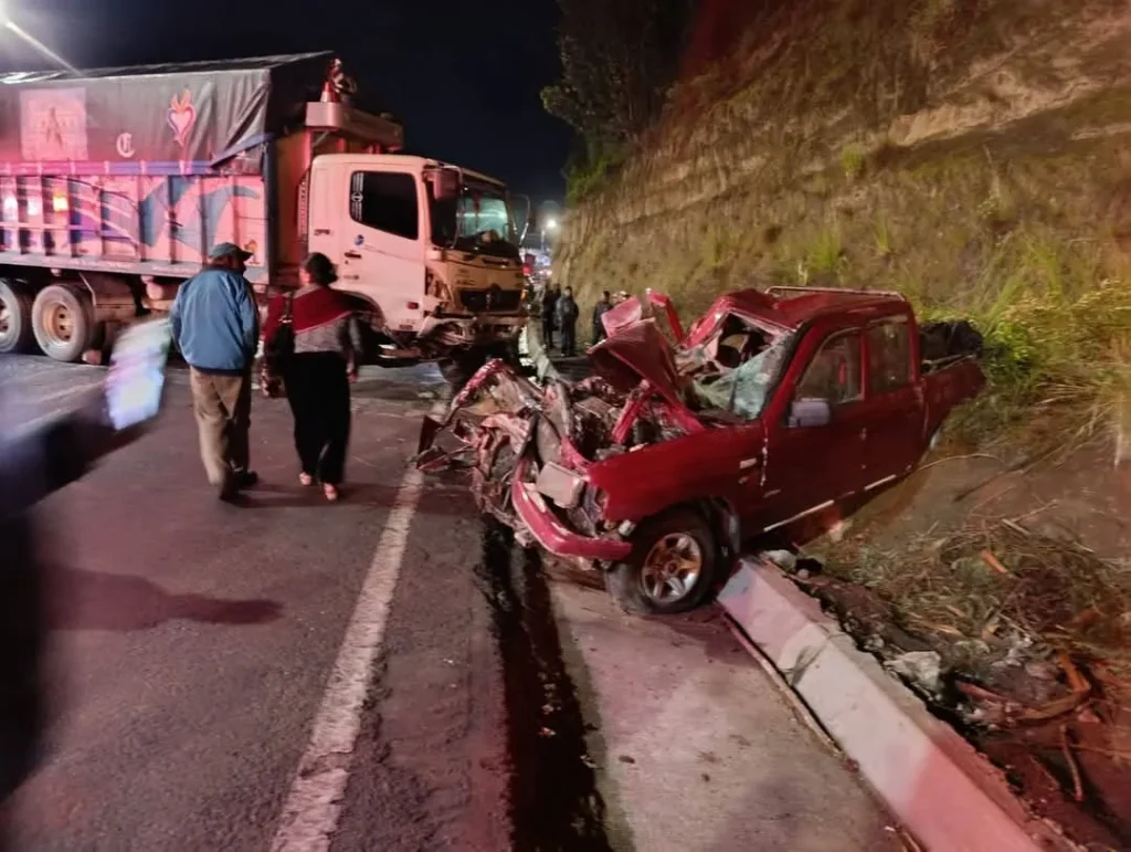 2 muertos en fatal accidente de tránsito en Guano