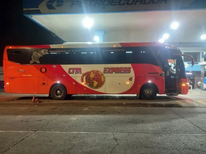 En esta ocasión, la unidad N°45 de la Cooperativa Cita Express fue asaltada