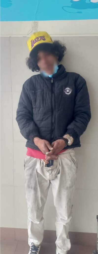 Hombre que tenía droga fue aprehendido por la Policía Nacional