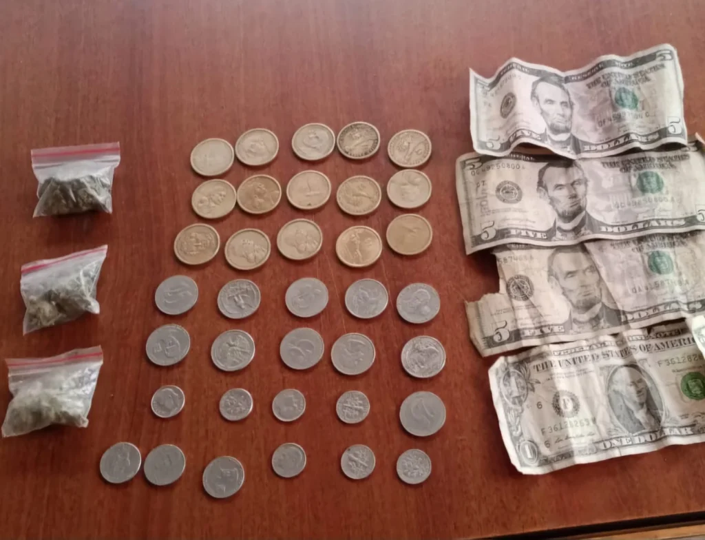 Indicios que la Policía Nacional encontró en poder del ciudadano