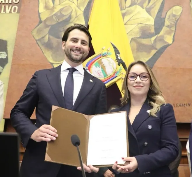 Mishel Mancheno, primera vicepresidenta de la Asamblea Nacional