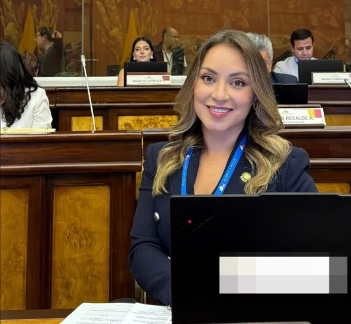 Mishel Mancheno, primera vicepresidenta de la Asamblea Nacional