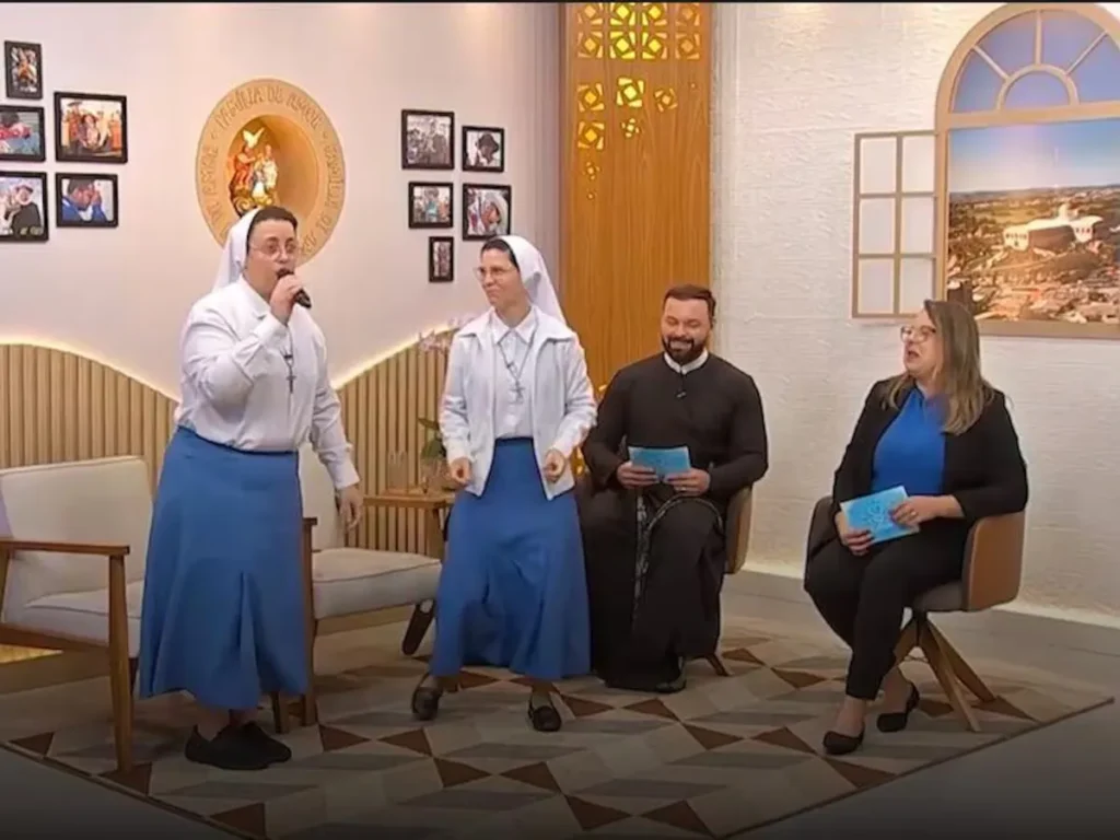 Monjas brasileñas hacen beatbox y bailan en TV en vivo