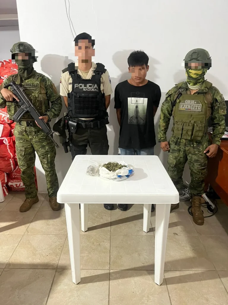 Policía Nacional retiró 1.190 dósis de droga del mercado en Taisha