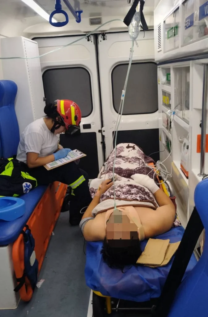 Accidente de tránsito casi le cuesta la vida a un joven