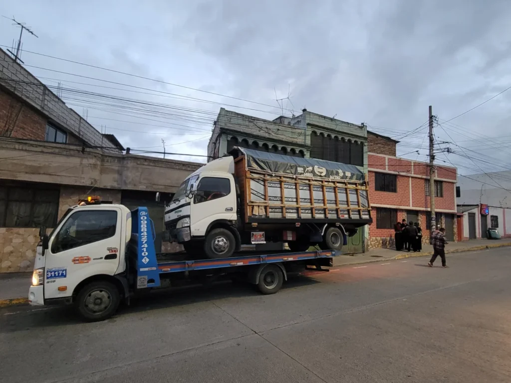 Este camión circulaba sin estar matriculado desde 2021, por lo que fue retenido