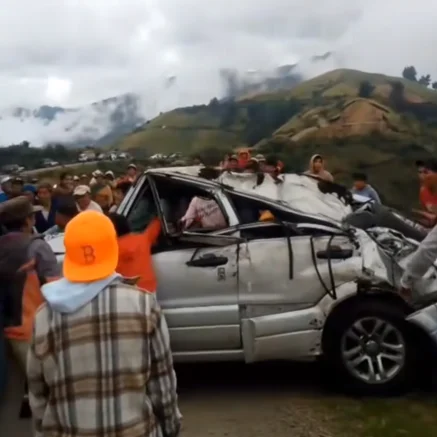 Dos muertos en accidente de tránsito en Guaranda