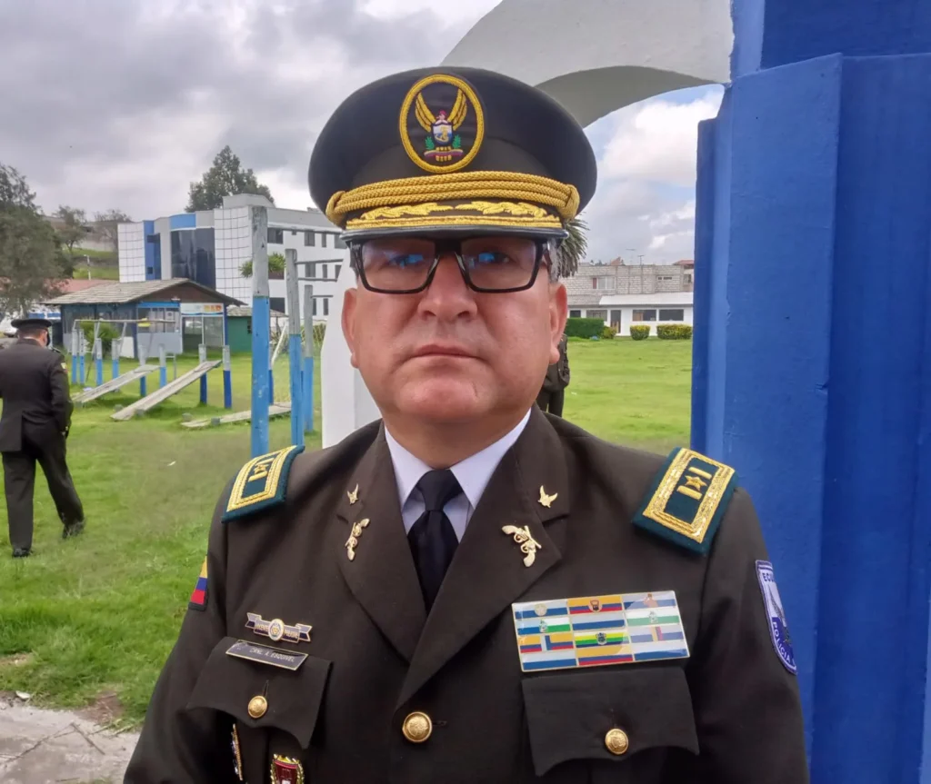 Nuevo comandante de Policía a cargo de subzona Cotopaxi.