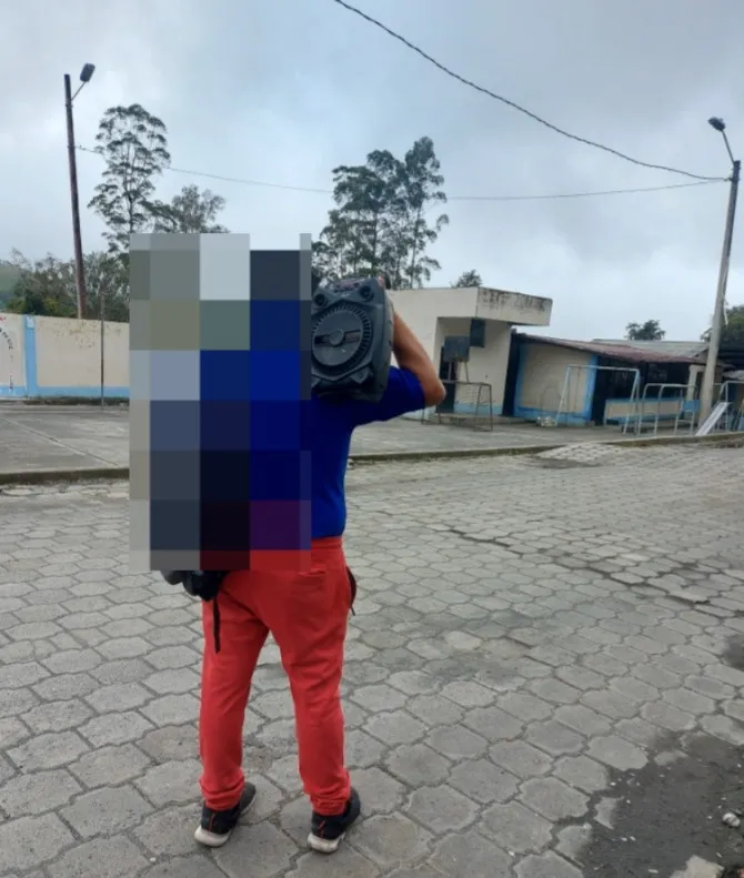 Parte de las instalaciones de la Unidad Educativa Luz de América.