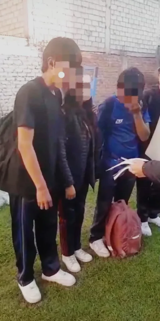 Dinapen puso a buen recaudo a los menores de edad.
