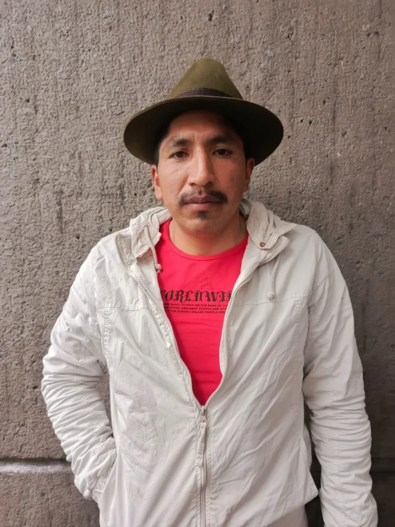 David Zacasela, presidente de la comunidad Guangras