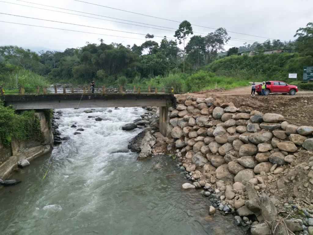 Protección al puente del río Calope evitará socavamiento