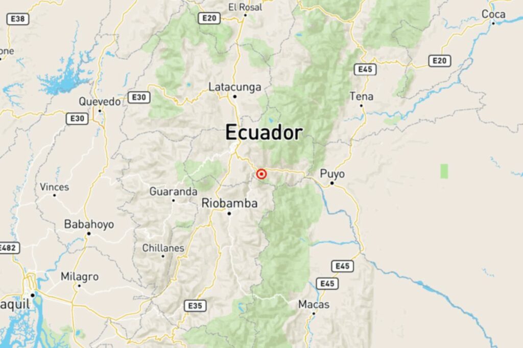 Sismo en Baños, Tungurahua hoy 18 de mayo
