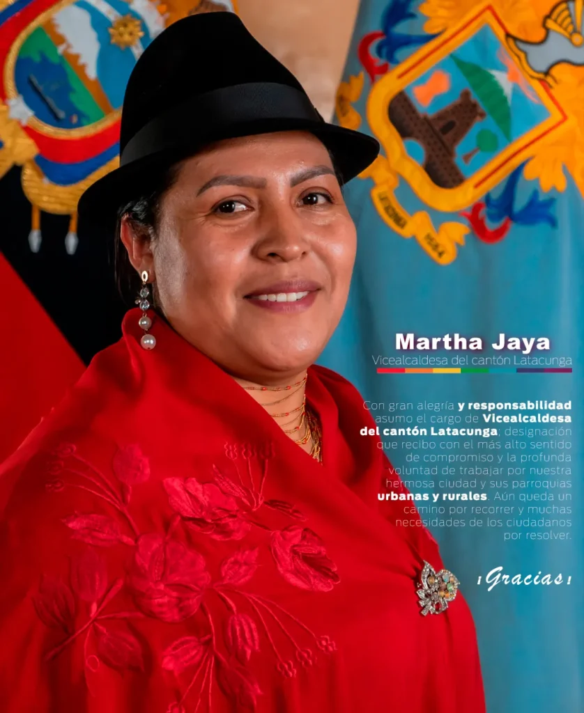 Martha Jaya nueva vicealcaldesa de Latacunga.