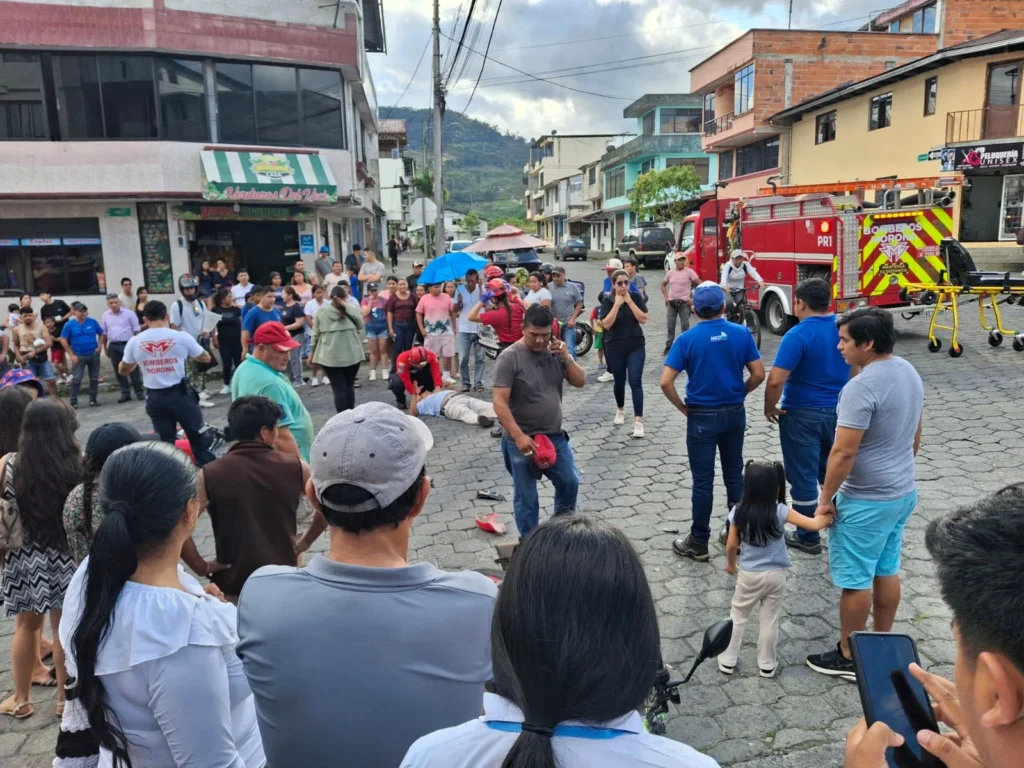 Accidente en Macas dejó una persona gravemente herida