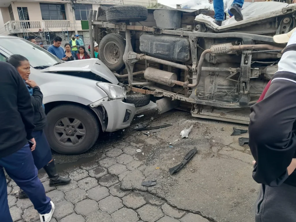 Accidente de tránsito casi le cuesta la vida a conductor