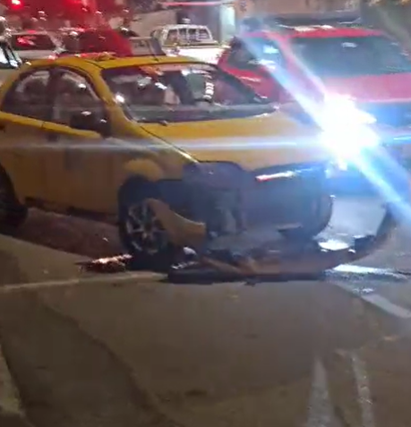 Accidente de tránsito en la avenida Gonzalo Dávalos y la prensa