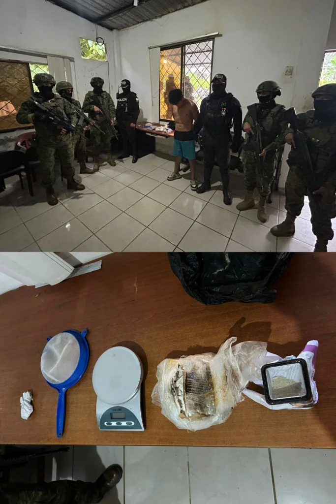 Militares detienen con droga a hombre en Bolívar