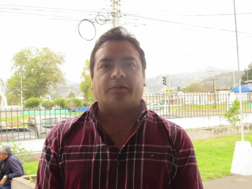 Danilo Basantes director distrital del MAG en Chimborazo.
