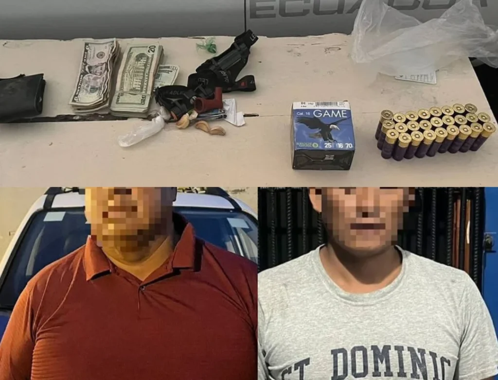 Dos hombres detenidos en Sucúa por transportar municiones