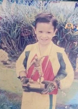 Gonzalo Valle Bustamante, a los 5 años ya era campeón.