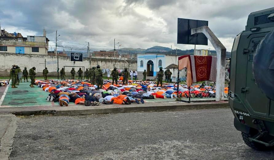 Cuatro presos fueron detenidos tras amotinamiento en Riobamba