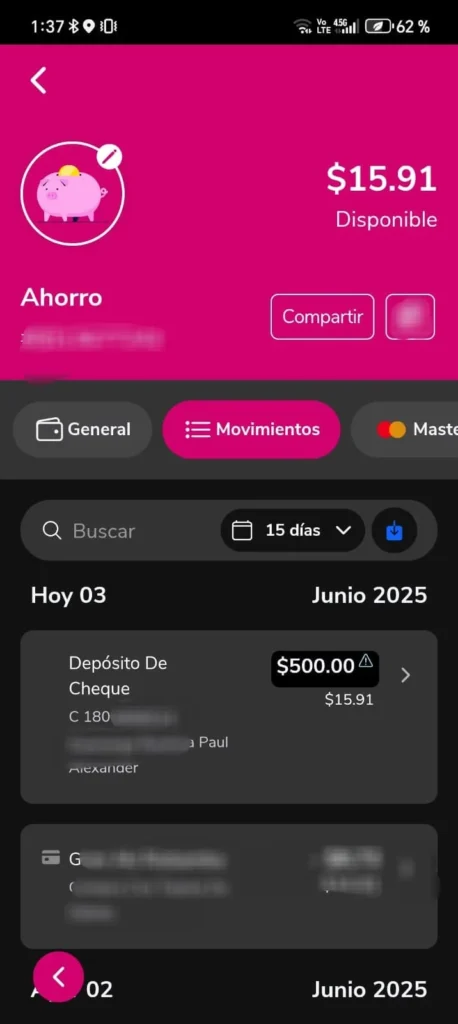 La prueba que la acreditación se realizó