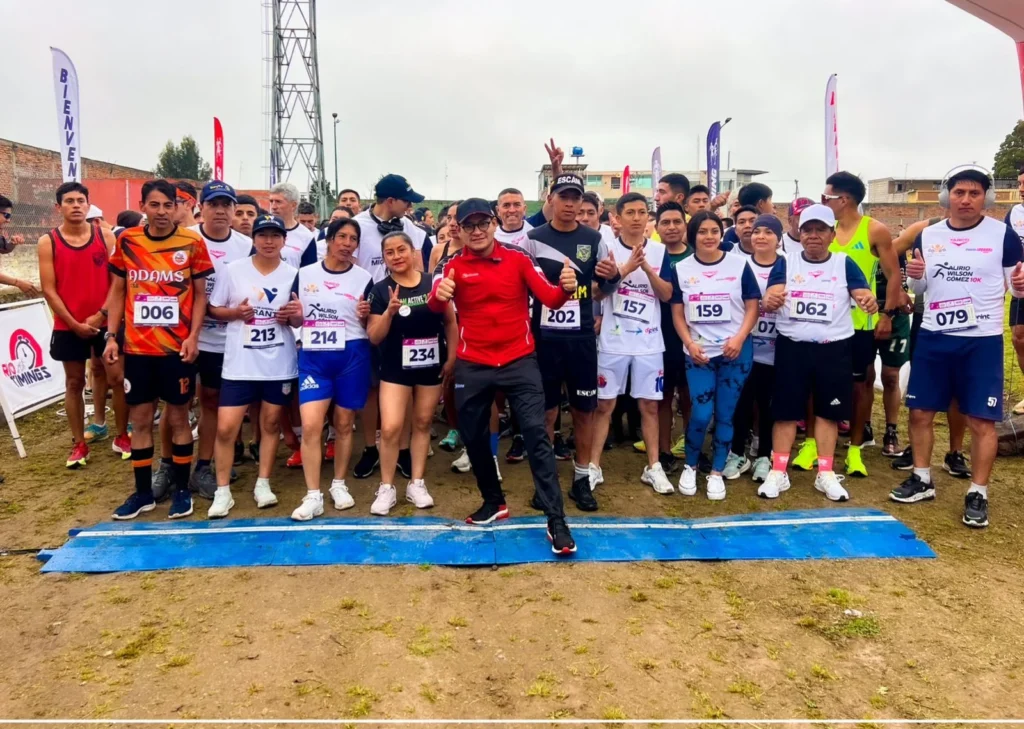 Inscripciones para la carrera atlética en Píllaro.