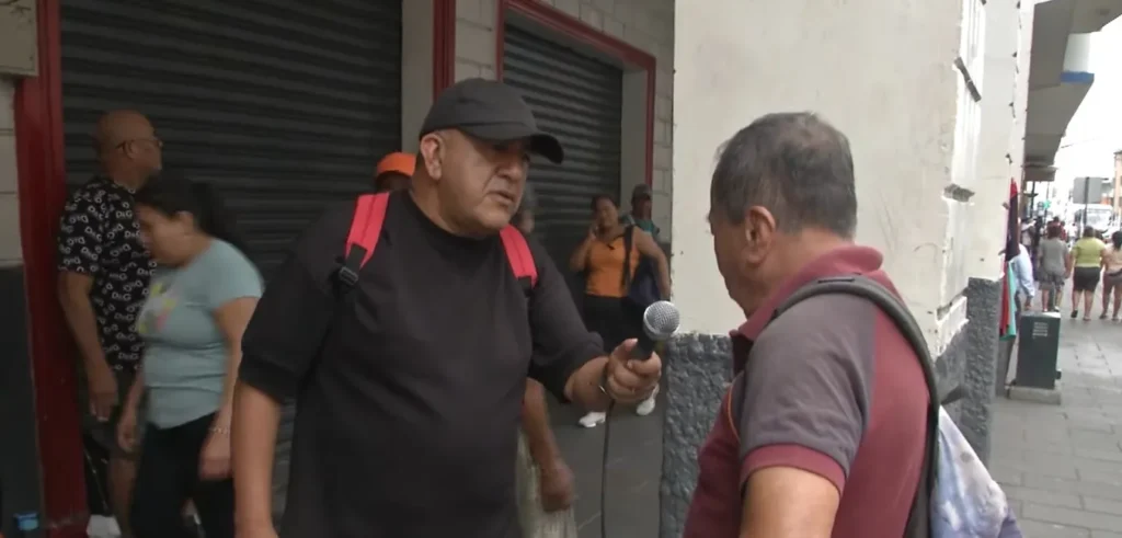José Delgado 'perdió' su mochila durante una cobertura en vivo