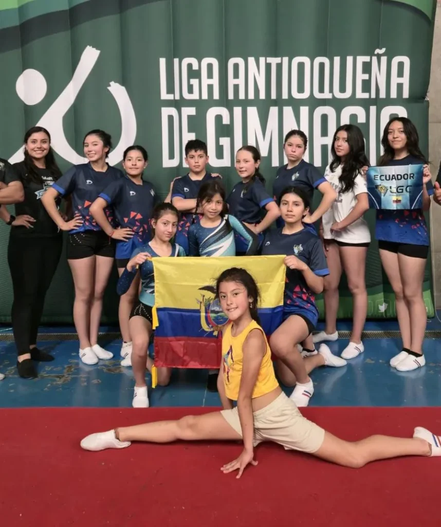 Latacunga: Leones Gymnastics Club logró 28 medallas en Medellín