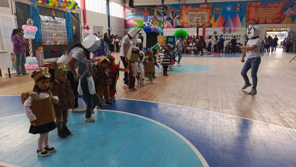 Los niños y niñas participaron de manera activa de la jornada