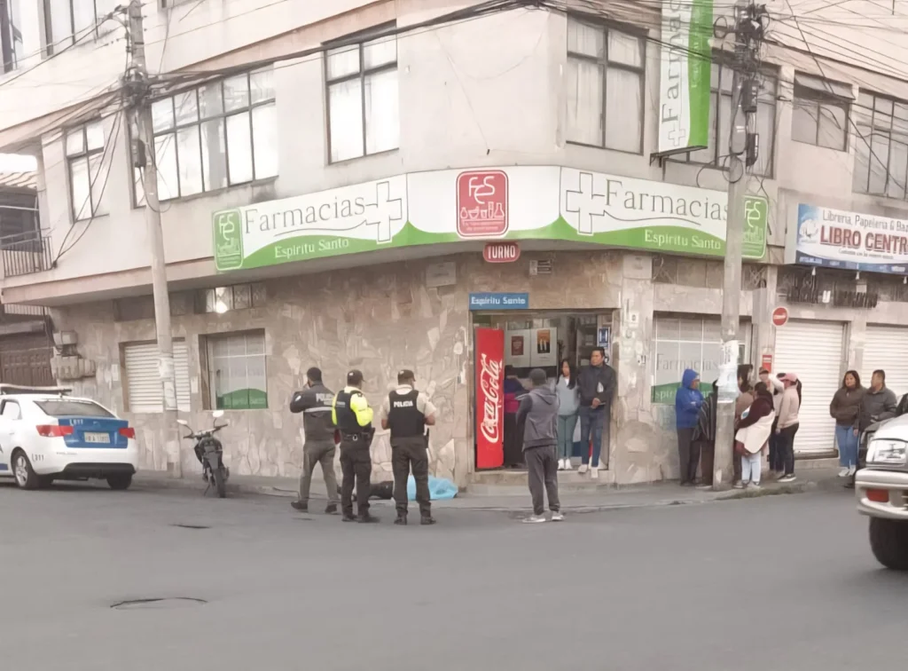 Hombre murió por asfixia en calles de Riobamba