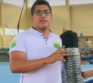 Malla de protección para el Coliseo de Gimnacia de la FDMS