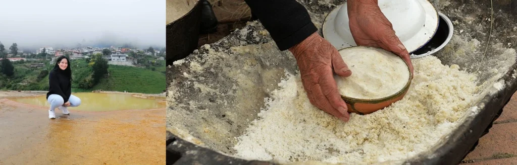 Minas de sal ancestral sorprenden en Salinas Bolívar