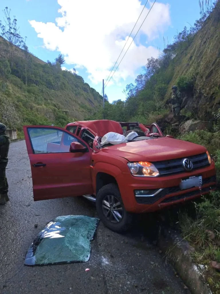 2 hombres murieron aplastados por una piedra en Penipe