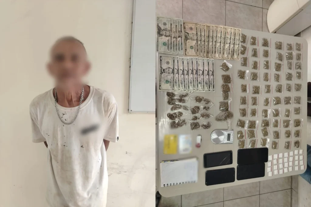Presunto chonero detenido por drogas en Bolívar