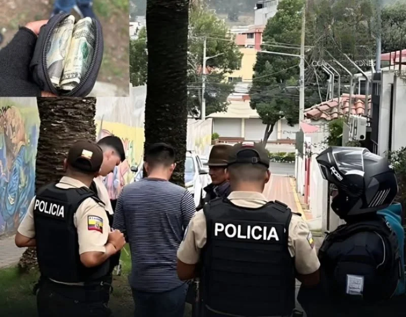 Roban USD 7000 al estilo paquetazo en Ambato.