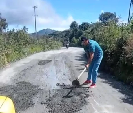 San Miguel de Bolívar exige vías en mal estado