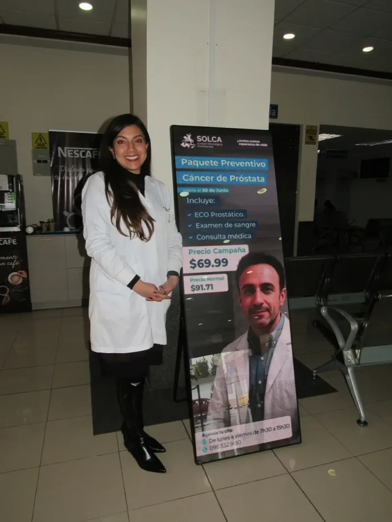 SOLCA Riobamba emprende campaña contra cáncer próstata